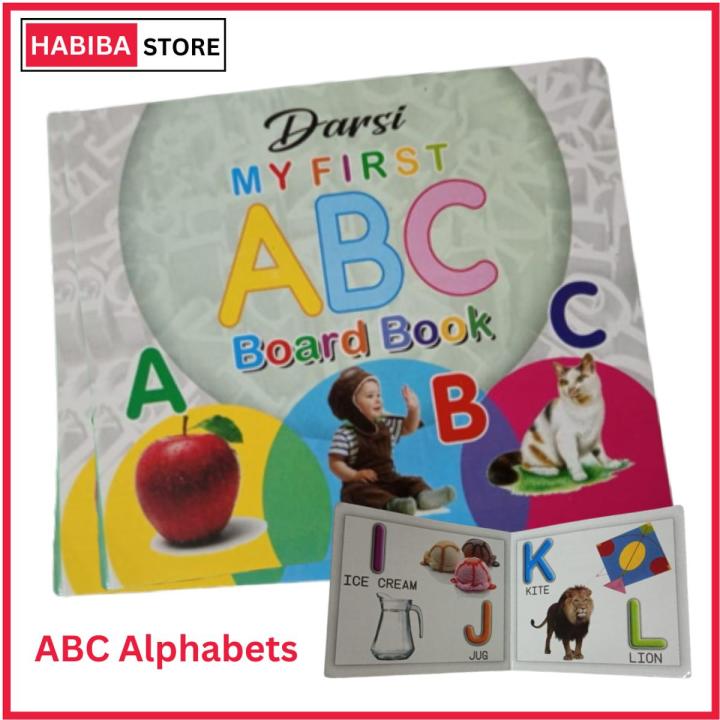My First ABC Board Book for Kids Learning "Capital English Alphabets" Premium Quality Books for Kids