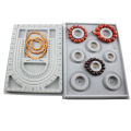 BEERIS 2Pcs Bead Design Board Bracelet Design Board Flocked Bead Board Necklace Beading Jewelry Organizer Tray DIY Jewelry Making Tray. 