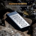Ambrane 10000mAh Slim Power Bank, 20W Fast Charging, Dual Output, Type C PD (Input & Output), Quick Charge, Li-Polymer, Multi-Layer Protection for iPhone, Anrdoid & Other Devices (Stylo 10K, Blue). 