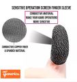 (Pack of 6)Original PUBG Game Finger Sleeve Phone Screen Controller Breathable Thumb Protection Gloves Finger Cover. 