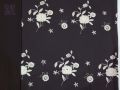 Fancy Fine Cotton Embroided 2 Pieces Black Suit. 