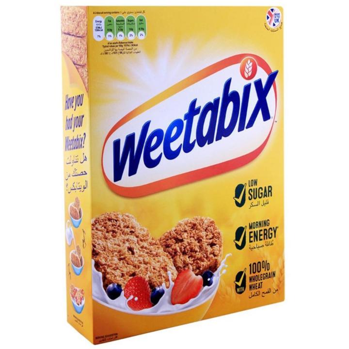 Weetabix Original Breakfast Cereal 24 Pieces 430gm - Low Sugar Cereal - UK