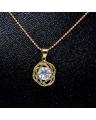 Small Fancy Pendant with Zircon Stone. 