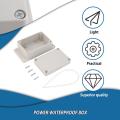 LA Waterproof 100 x 68 50mm Plastic Electronic Project Box Enclosure Case. 