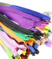 Pack of 24 - Nylon Tape Zip - Multicolor. 