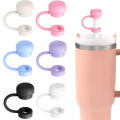 Straw Covers Cap Reusable Silicone Straw Toppers Compatible With Stanley Cup Spill Leak Stopper Splash Dust Proof Straws Cover Qingyue. 