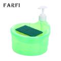 Easy to Use Soap Dispenser Convenient Soap Dispenser with Sponge Holder No Dripping Large Capacity Home Supplies Soap Dispenser for Kitchen. 