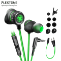 Plextone G15 Magnetic Strong Bass Gaming Wired Earphone with Mic for PC, PS4, Xbox, Tablet. 