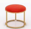 Saas Flow sitting stool sofa chair ottoman stool with metal legs Ottoman pouffes sitting sofa chair for  living room home Furniture. 