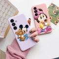 Donald Duck Case For Samsung Galaxy A14 5G Cover Fundas Cute Cartoon Minnie Mickey Mouse TPU Soft Coque For Samsung A 14 Shell. 
