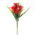 7flowers/Branch Artificial Plastic Lily -Artificial Flower Bouquet- Photo Props Home DIY Table Decoration Durable Artificial Flower. 