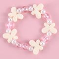 Pink Flower Bow Bracelet For Children Friendship Bracelets For Girls Cute Acrylic Fashion Jewelry Accessories 2022 Charms Gift. 