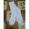 White socks. 
