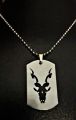 Black Chain Markhor Black Card Necklace/Lockets/Choker/Pendent for Boys & Girls. 
