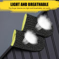 (2 PCS) Pair of Finger Cover Breathable Game Controller Finger Sleeve For PUBG Sweat Proof Non-Scratch Touch Screen Gaming Thumb Gloves Best For Free Fire - Fortnite - Call Of Duty - PUBG Mobile. 