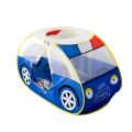 Playhouses Tent for Kids Outdoor and Indoor Pop Up Car Kid Play House Castle Tent Toys with Carrying Case, Best Gift for 1-8 Years Old Kids Children Boy Girls (Blue Police Car Tent). 