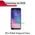 Samsung Galaxy A6 2018 Tempered Glass Screen Protector Polish Glass For Samsung Galaxy A6 2018 - 2Pcs. 