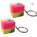 Key Chain Puzzle Cube & Sphere | Colorful Mini Rubik Magic Cube & Sphere. 