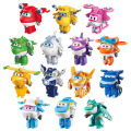 Emotion HENG Super Wings 2 Inches Mini Transforming Toy Deformation Airplane Robot Action Figures Transformation Toys For Children Gifts. 