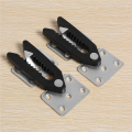 4 Pcs Sofa Couch Sectional Furniture Connector Joint Snap Alligator Style. 
