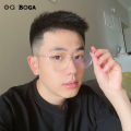 OQ BOGA 4 Colors Unisex Anti Blue Light Proof Radiation Computer Glasses Women Men Fashion Eye Protection Oval Full Rim Eyewear. 