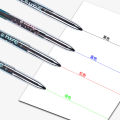 Weiyahui four-color gel pen multi-color integrated student note-taking brush pen, color handbook pen, black pen module pen. 