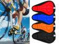 3D Gel MTB Fahrrad Sattelbezug Sattelpolster Sitzauflage Sattel Kissen Decke - red. 