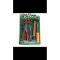 C-tees Junior Genius Repair Safe And Durable 7 Pieces Plastic Toy Tool Kit Set For Kids. 