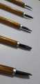 Arabic Urdu Calligraphy Pen Qalam Kalam Bamboo Jawi Jawa with Malaysian handle light color (5 pcs set) 1mm to 5mm. 