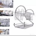 Fancy new design s shape crockery stand kitchen organizer for modern kitchen. 