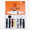 7 In 1 Ultra Smart Watch 2.1 Inch Full HD Screen Series 8 Wireless Charging 7 Straps Waterproof. 