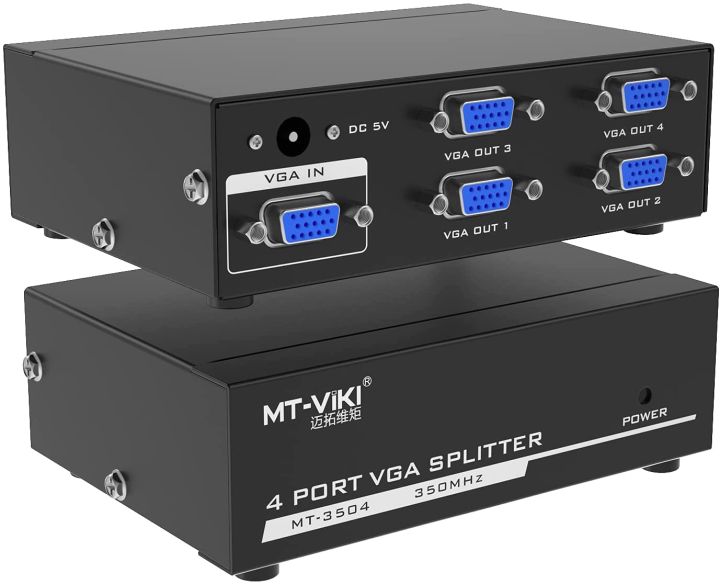 VGA%20SPLITTER%204%20PORT%20200%20MHZ%20/%204%20Ports%20VGA%20Splitter%20High%20Quality%20Video%20Distribution%20Switch%20-%20Image%204