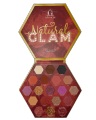 Natural Glam 18 Shades Eyeshadow Palette | Professional Makeup Kit with Matte, Shimmer & Glitter Finishes | Long-Lasting, Blendable, High-Pigment Colors. 