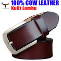 COWATHER Men Dress Casual Belts with Genuine Leather Classic Belt for Men 3.8CM Wide Belts. 