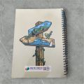 Spiral NoteBook no 8, 8 Subject Notebook, A4 Size, Subject Copy 8. 