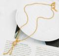 New Trendy Golden Ball Necklace  for Girls, Women Or Kids Best Gift. 