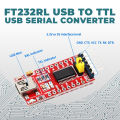 FT232RL USB to TTL Converter USB to Serial Adapter Mini USB Programmer For Arduino Pro Mini ESP ESP32. 