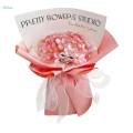 Flower Bouquet Craft Bouquet Making Materials Artificial Flowers Flower Making Set DIY Bouquet Set for Birthday Wedding Party Gift for Women. 