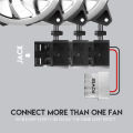 FANTECH FC 124 Turbine RGB Ring Colorful LED Silent Cooling Fan. 