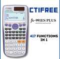 CTIFREE FX-991ES Plus Scientific Calculator 417 Function. 