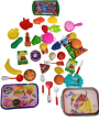 Artificial Food Toy For Kids Pretend Play Plastic toys Mix Bag Full kitchen Toy Playset. 