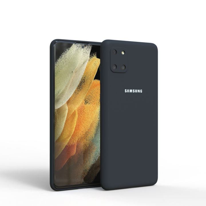 For Samsung Galaxy Note 10 Lite Liquid Silicone Phone Case