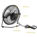 5W 5V Solar Panel ed Fan, Mini Portable Ventilation Cooling Fan 4-Inch USB Portable Fan for Camping Yacht Dog House. 