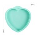 NYT 6/8 Inch Round Love Heart Shape Reusable Silicone Cake Mousse Mold Baking Tools. 