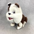 Churchill Dog Soft Toy 8.5 inch Plush Brown/White. 