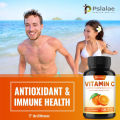 Pslalae Vitamin C Supplement with Elderberry and Citrus Bioflavonoids, Children's Immune Booster Supplement, Vitamin C Capsules. 