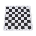 International Chess Mouse Pad Wear Resistant Tear Proof PU Leather Chess Board Easy To Clean for Computer. 