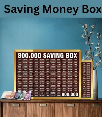NEW 100,000 PKR Money Saving Box – Fun & Visual Savings Tracker for All ...
