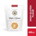 King Arthur High Gluten Flour, Contains Wheat Flour (wheat flour, malted barley flour) High Protein, 3 lb, White, 48 Ounces. 