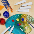 Aluminum Paint Tubes Paint Tubes 20 Ml for Making Paint and Store Remaining Paint Acrylic Oil. 